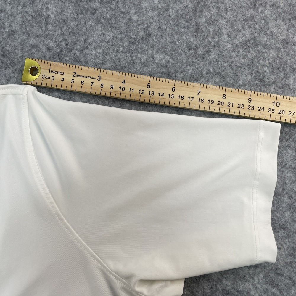Greyson Men's Large Golf Polo Shirt In White - Picture 6 of 9